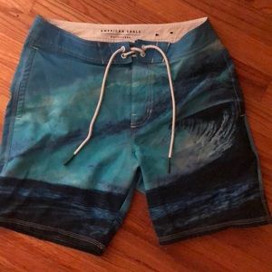 American Eagle board shorts.  Size small